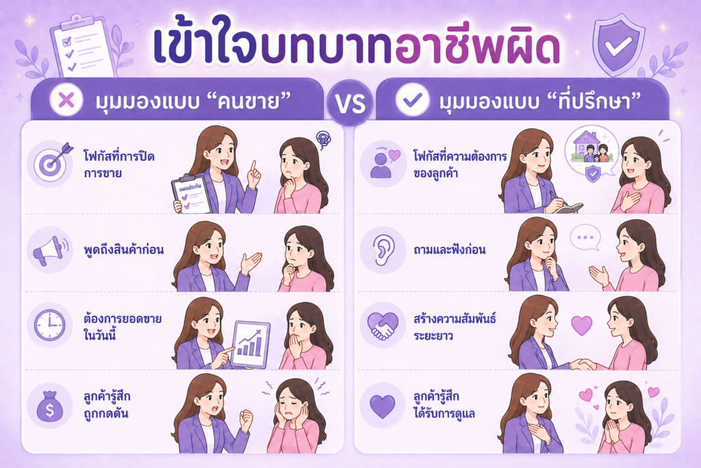 ตัวแทนประกันล้มเหลวเพราะอะไร?