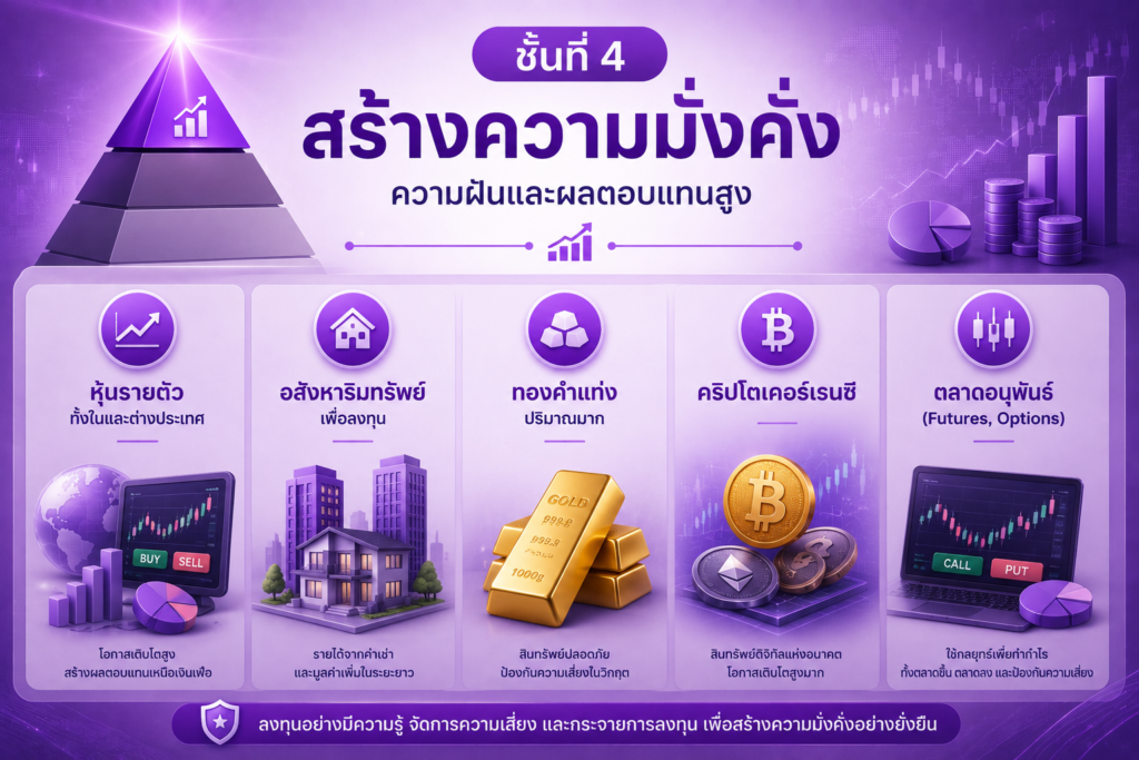 ปิรามิด ชั้นที่ 4 สร้างความมั่งคั่ง